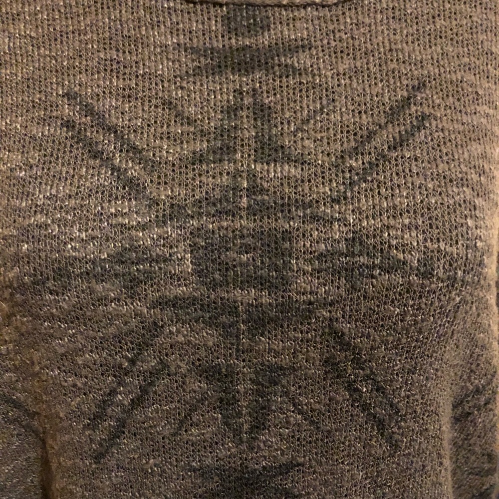 đź–¤Aztec Pattern Dark Grey Sweaterđź–¤ - Picture 2 of 3